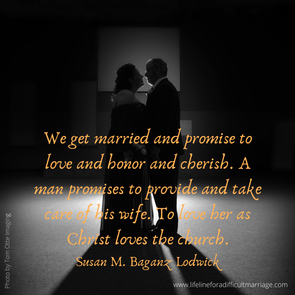 We marry and make promises